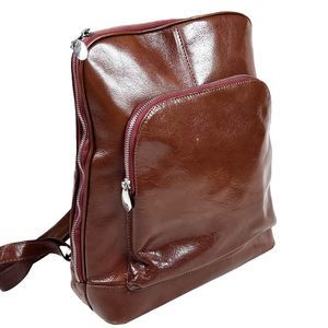 Ashwood Leather Backpack Brown 13" Tall Medium SizeOrganizer Pocket Super Clean!
